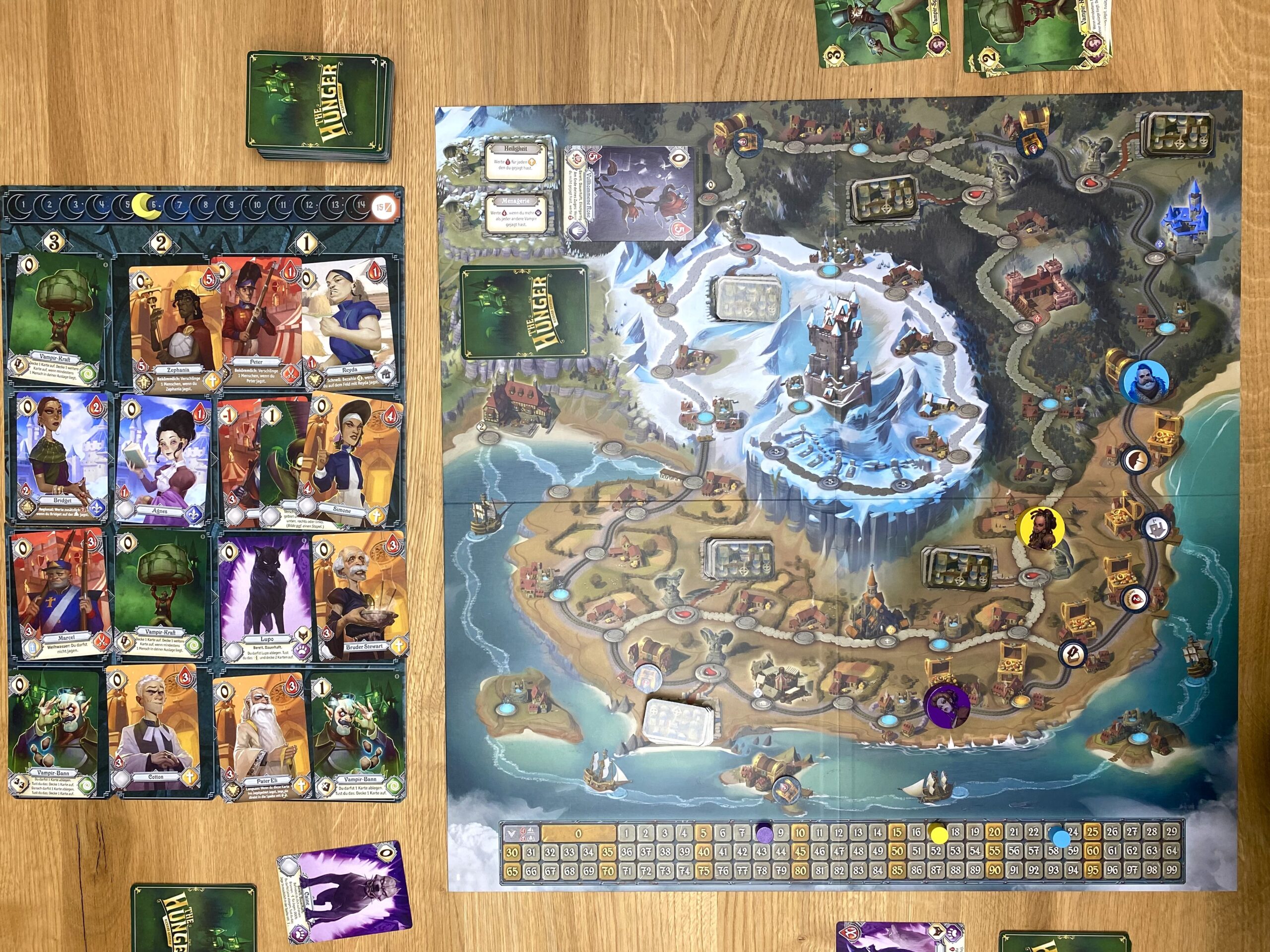 The Hunger - Spielaufbau